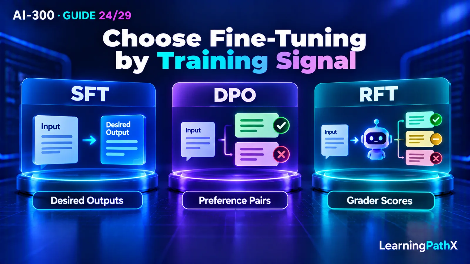 AI-300: Choosing Supervised, Preference, and Reinforcement Fine-Tuning