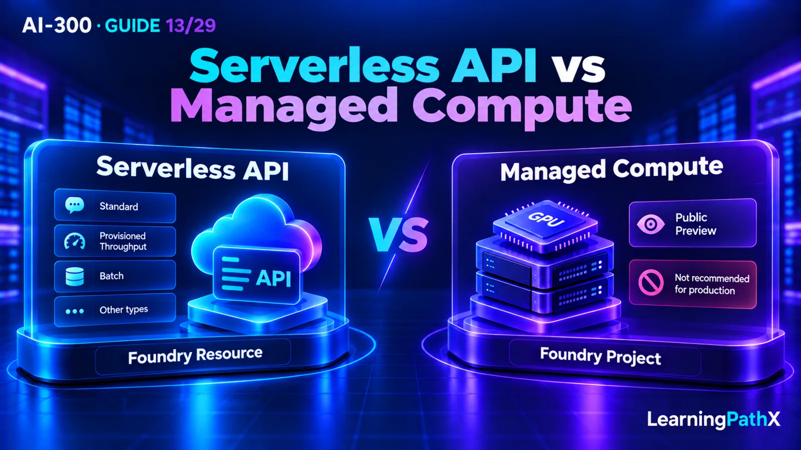 AI-300: Choosing Foundry Model Deployment Options