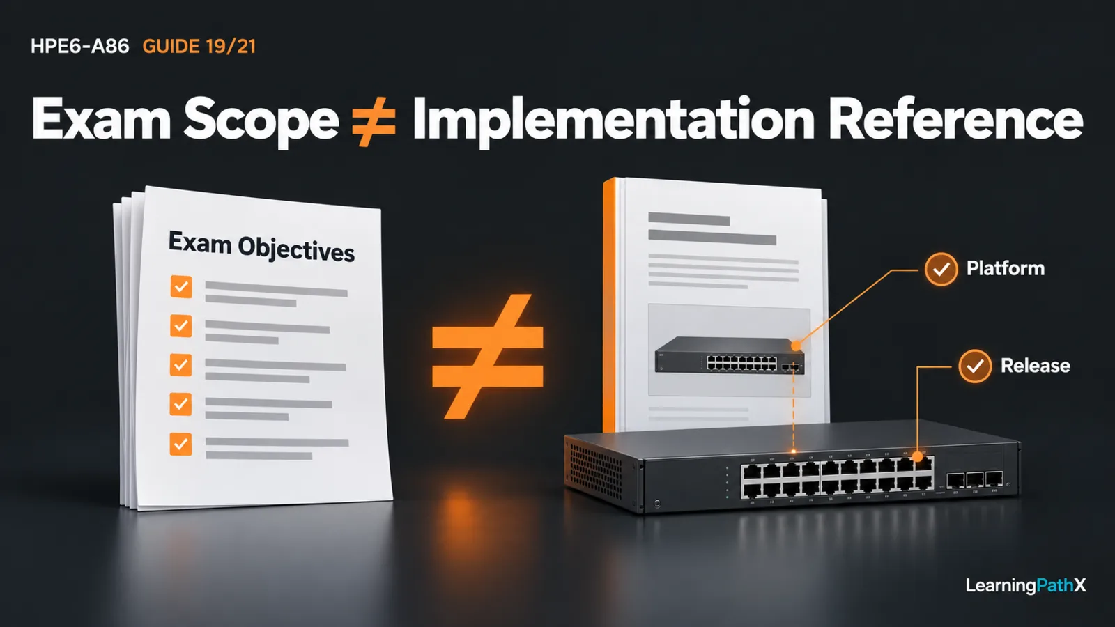 HPE6-A86: Choosing Official Study and Product Documentation